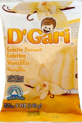 D Gari Gelatin Dessert Vanilla Pack - 5 Oz - Image 2