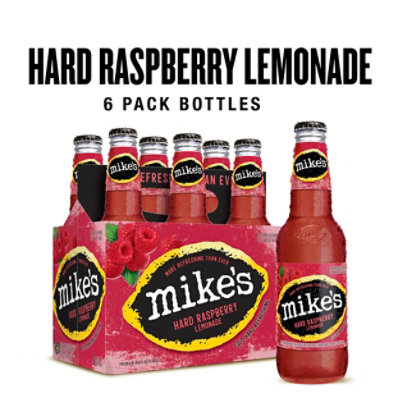 Mikes Hard Beverage Cool Hard Refreshing Lemonade Black Raspberry Bottle - 6-11.2 Fl. Oz. - Image 1