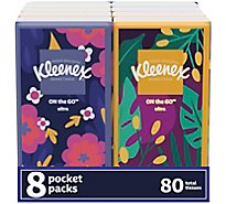 Kleenex On-The-Go Facial Tissues Travel Pack - 8 Count
