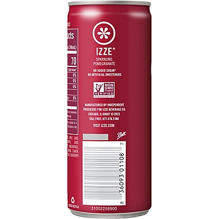 Izze Juice Beverage Sparkling Pomegranate Juice - 8.4 Fl. Oz. - Randalls