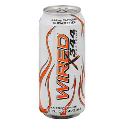 WIRED Energy Drink Sugar Free Triple Caffeine - 16 Fl. Oz. - Image 3