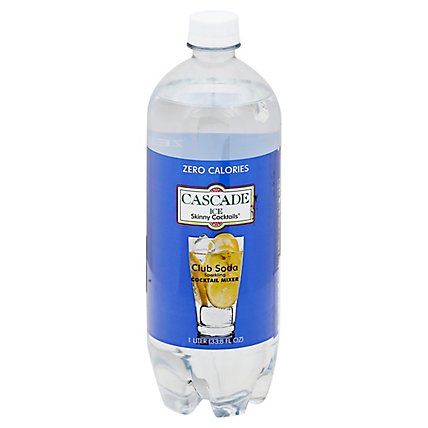 Cascade Ice Club Soda - Liter - Image 1