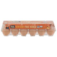 NestFresh Eggs Non GMO Free Range Large Grade A Brown - 12 Count - Image 3