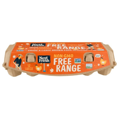 Save on Nellie's Grade A Brown Eggs Large Free Range All Natural Order  Online Delivery