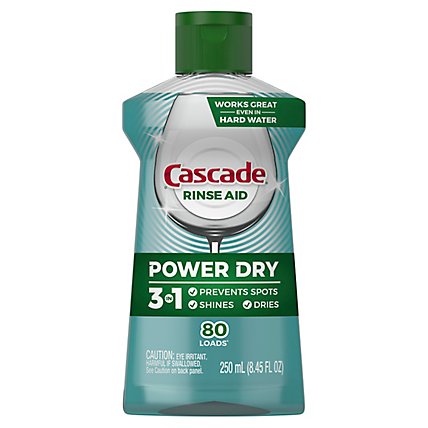 Cascade Dishwasher Rinse Aid Power Dry - 8.45 Fl. Oz. - Image 5