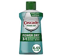 Cascade Dishwasher Rinse Aid Power Dry - 8.45 Fl. Oz.