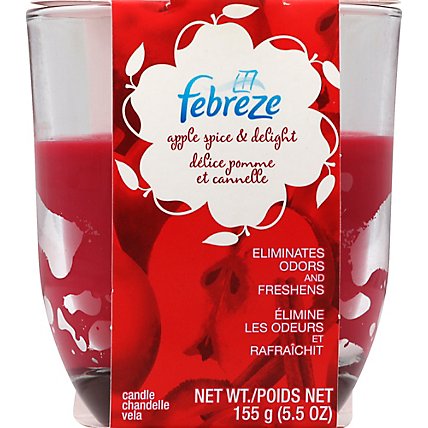 Febreze Candle Apple Spice & Delight - 5.5 Oz - Image 2