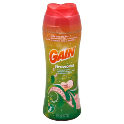 Gain Fireworks Scent Booster In Wash Sweet Sizzle Bottle - 13.2 Oz