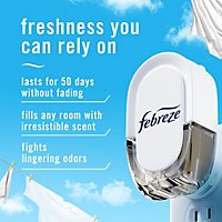 Febreze Plug Air Freshener Odor Eliminating Linen & Sky - 0.87 Fl. Oz. - Image 3