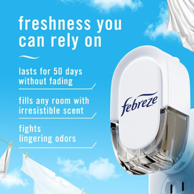 Febreze Plug Linen & Sky Starter Kit - 0.87 Oz - Image 2