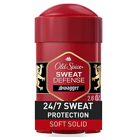 Old Spice Sweat Defense Anti Perspirant Deodorant For Men Stronger Swagger Scent - 2.6 Oz