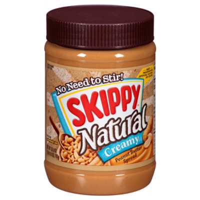 SKIPPY Natural Peanut Butter Spread Creamy - 26.5 Oz - Image 3