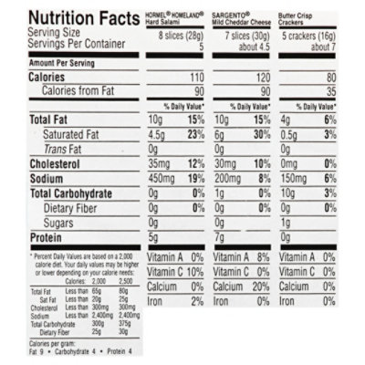 Hormel Party Tray Hard Salami - 14 Oz - Image 3