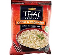Thai Kitchen Gluten Free Garlic & Vegetable Instant Rice Noodle Soup - 1.6 Oz