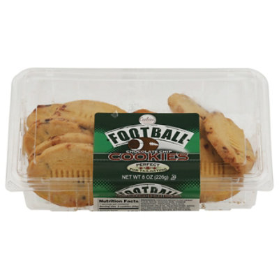 Chocolate Chip Football Slvr Lake - Each - Image 1