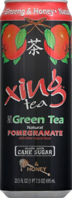 xingtea Green Tea with Pomegranate & Honey All Natural - 23.5 Fl. Oz. - Image 2