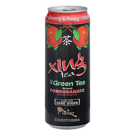 xingtea Green Tea with Pomegranate & Honey All Natural - 23.5 Fl. Oz.