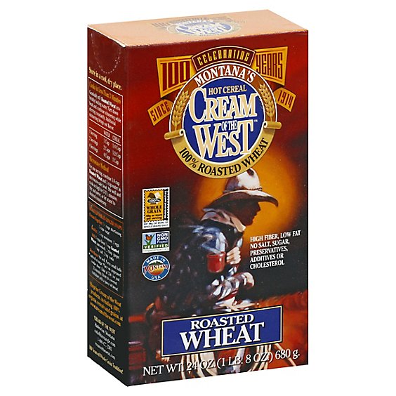 Montanas Cream of the West Cereal Hot Roasted Wheat - 24 Oz