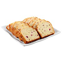 Bs Cake Loaf Slice Cranberry - Each Oz - Image 1