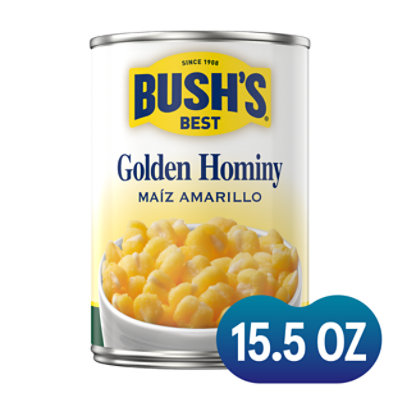 Bush's Golden Hominy - 15.5 Oz - Image 1