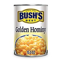 BUSH'S BEST Golden Hominy - 15.5 Oz - Image 1