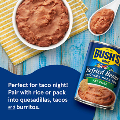 Bush's Best Fat Free Refried Beans - 16 Oz - Image 2