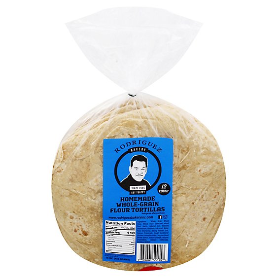 Rodriguez Bakery Toritllas Flour Whole Grain - 16 Oz