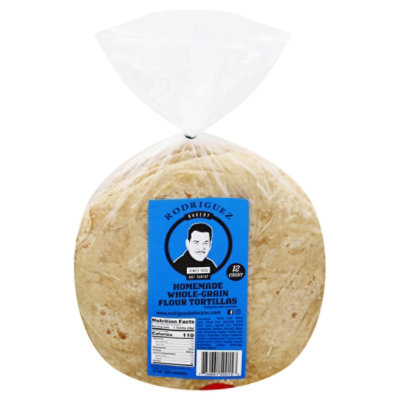 Rodriguez Bakery Toritllas Flour Whole Grain - 16 Oz