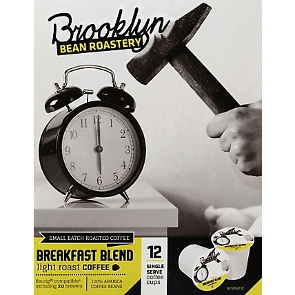 Brooklyn Bean Roastery Coffee Breakfast Blend Single Serve Cups - 12 Count - Image 2