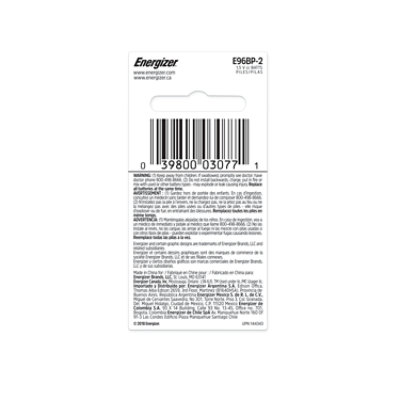 Energizer AAAA 1.5 Volt Miniature Alkaline Batteries - 2 Count - Image 2