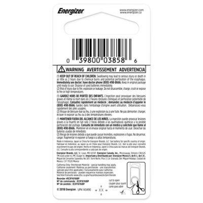 Energizer 1616 Lithium Coin Battery - Each - Image 5