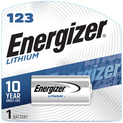 Energizer 123 Lithium 3 Volt Photo Batteries - Each - Image 1