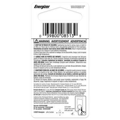 Energizer 2450 Lithium Coin Battery - Each - Image 2