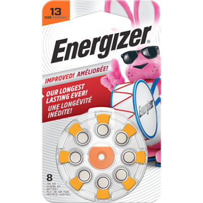 Energizer Orange Tab Size 13 Hearing Aid Batteries - 8 Count - Image 3