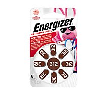 Energizer Brown Tab Size 312 Hearing Aid Batteries - 8 Count