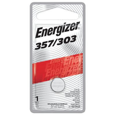 Energizer 357 1.5 Volt Silver Oxide Button Cell Batteries - Each - Image 3