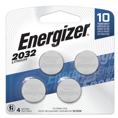 Energizer 2032 3V Lithium Coin Batteries - 4 Count - Image 2