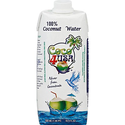 Coco4USA Coconut Water 100% - 16.9 Fl. Oz. - Image 2