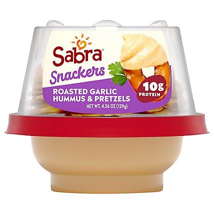 Sabra Grab N Go Rstd Garlic Hummus - 4.56 Oz - Image 1