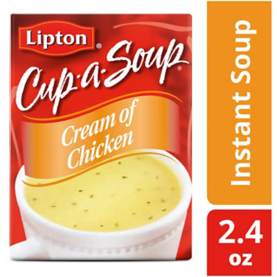 Lipton Cup-a-Soup Soup Instant Cream of Chicken - 2.4 Oz - Image 3