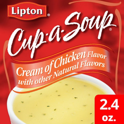 Lipton Cup-a-Soup Soup Instant Cream of Chicken - 2.4 Oz