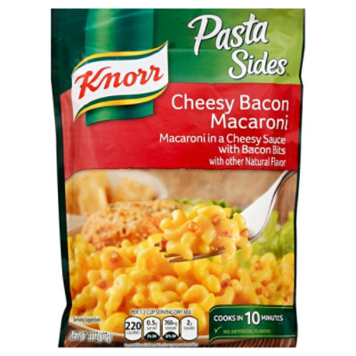 Knorr Pasta Sides Macaroni Cheesy Bacon - 3.8 Oz