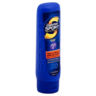 Coppertone Sport Spf 30 Sunblock Lotion - 8 Fl. Oz.