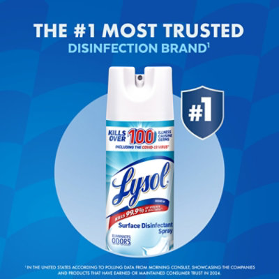 Lysol Crisp Linen Disinfectant Spray Pack - 2-19 Fl. Oz. - Image 3