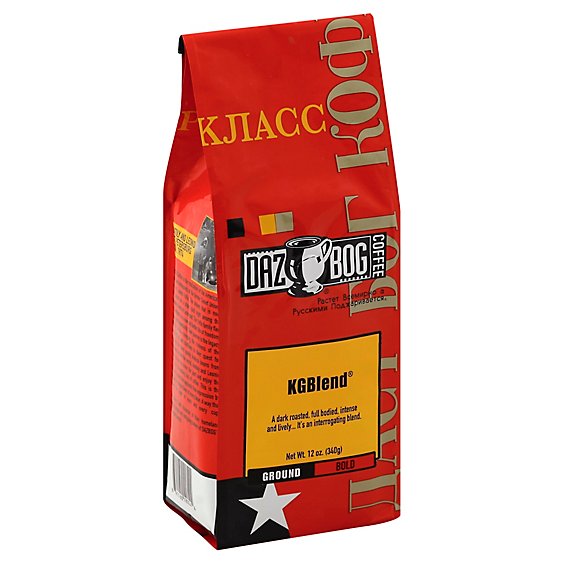 Dazbog KGBlend Bold Ground Coffee - 12 Oz
