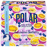 Polar Seltzer Passionfruit Blueberry Cans - 6-12 Oz - Image 3