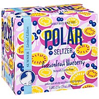 Polar Seltzer Passionfruit Blueberry Cans - 6-12 Oz - Image 1