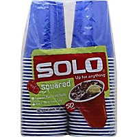 SOLO Cups Plastic Squared 18 Ounce Bag - 50 Count - Image 2