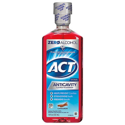 ACT Cavity Rinse Cinnamon - 18 Fl. Oz. - Image 1