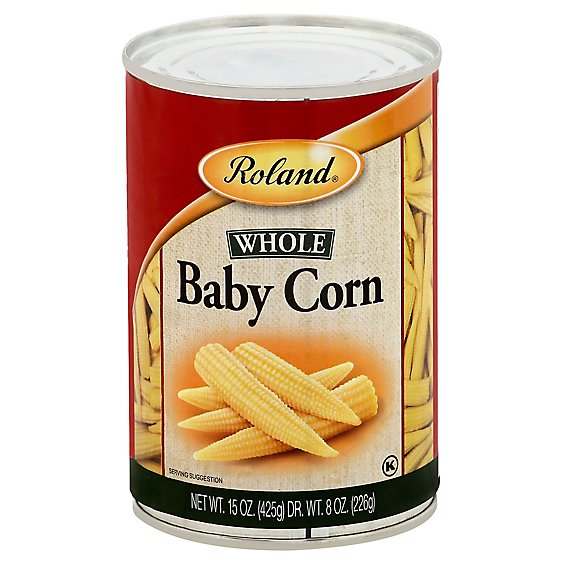 Roland Corn Baby Whole - 15 Oz